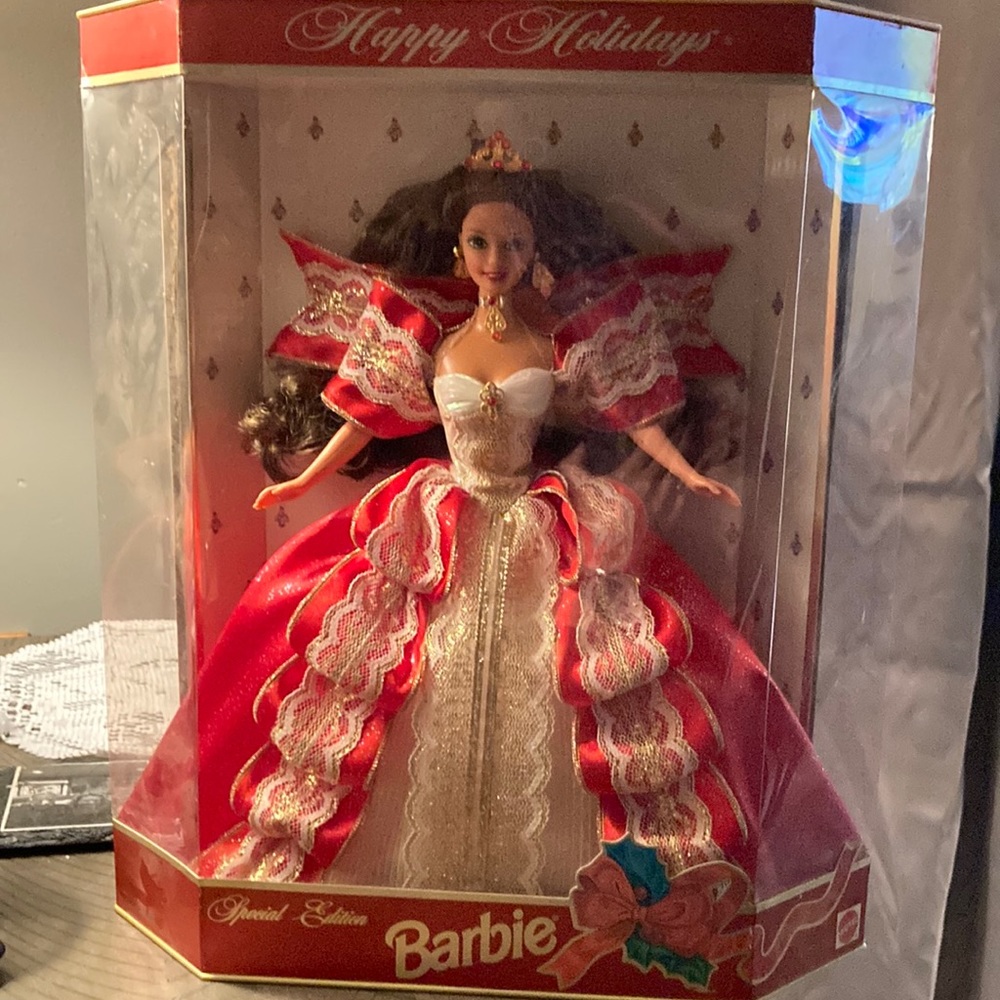 Brand New in Box. 10th Anniversary Happy Holiday Special Edition Barbie.